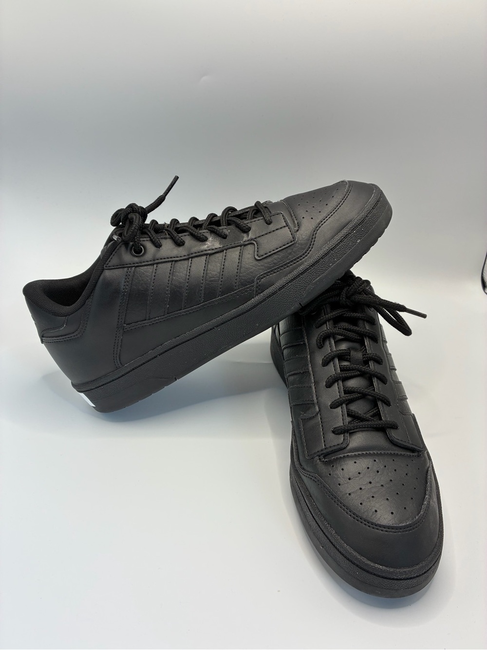 adidas Men's All-Black Low-Top Sneakers